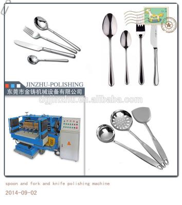 China Stainless Steel Forks and Spoons Polishing Machine for sale