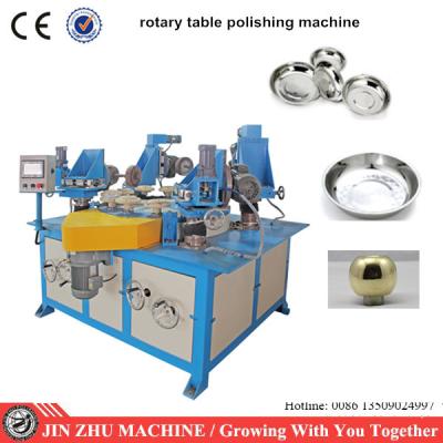 China Rotary Table Buffing And Polishing Machine , Buffing Machine For Stainless Steel Utensils  for sale