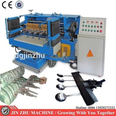 China Stainless Steel Cutlery Automatic Polishing Machine High Effenicy Loading 20 Spoons for sale