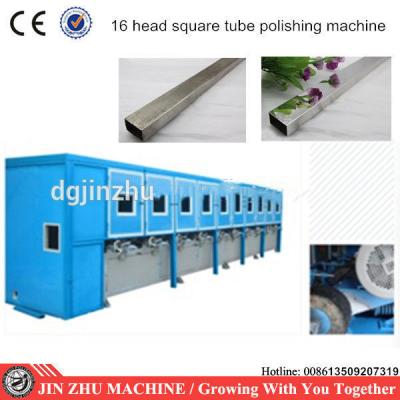 China Square Tube Polishing Equipment , Pipe Polishing Machine With 4 Sides Polished One Time for sale