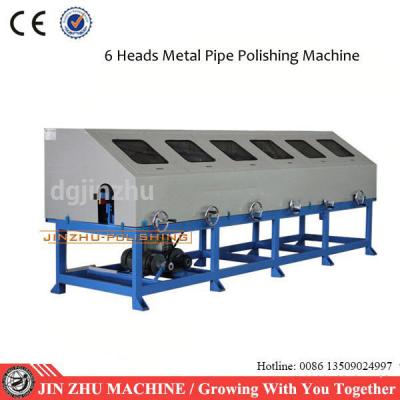 China Automated Ss Pipe Polishing Machine Low Noise Level Vibration With Six Heads for sale