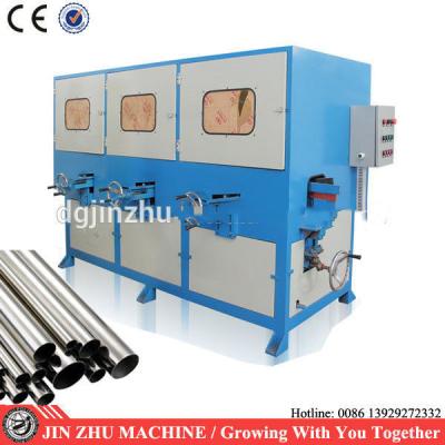 China 4kw*7 Steel Pipe Polishing Machine , Surface Polishing Machine With Dust Cover for sale