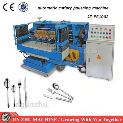 China Máquina de polonês de aço inoxidável eficiente da cutelaria para forquilhas e colheres à venda