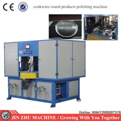 China Rotary Table Polishing Machine , Rotary Buffing Machine For Utensil Outside for sale