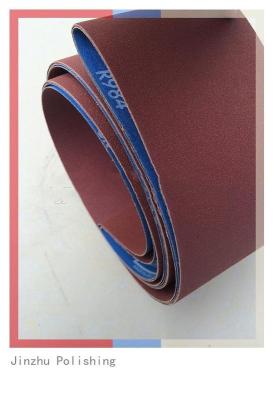 中国 低雑音の注文の紙やすりで磨くベルト、小さい塵が付いている研磨布ベルト 販売のため