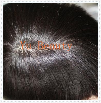 China Super silk top toupee for woman with knots invisiable for sale