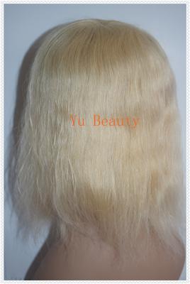 China blonde hair topper,hair piece for women solving hair loss problem for sale