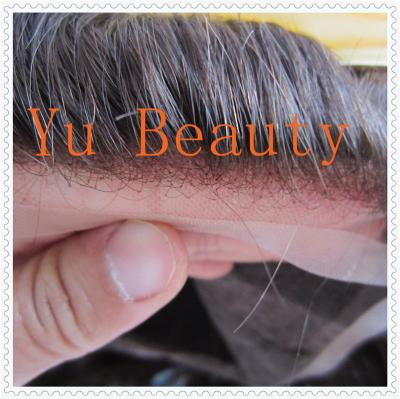 China Wholesale Price Full Handtied full wig men tpupee  Human Hair Men Hair Pieces Toupee wholesale price toupees for men for sale