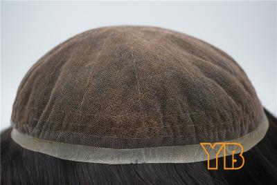 China Custom full swiss lace human hair replacement men toupee wig human hair system for sale