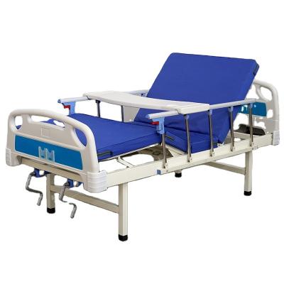 China CE Double Crane Manual Medical Beds Multifunctional Medicare Adjustable Beds For Seniors for sale