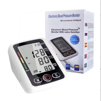 China 3mmHg Accurace Digital Blood Pressure Monitor Voice Broadcast electronic bp machine for sale