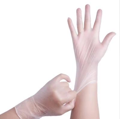 China FDA S-XL Disposable Protective Gloves Food Grade Powder Free PVC Gloves for sale