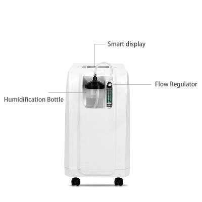 China 5 Liter Continuous Flow Portable Oxygen Concentrator Machine 400VA for sale