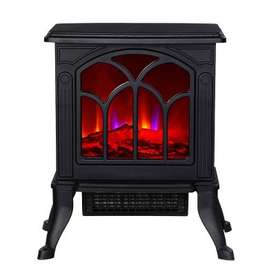 China 2 Temperature Adjust Level Electric Fireplace Heater Indoor LED Decorative Flame for sale
