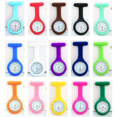 China Silicone Tape for Male and Female Nurse Watches Advertising Gifts Hanging Watches Hot Selling Chest Watches for sale