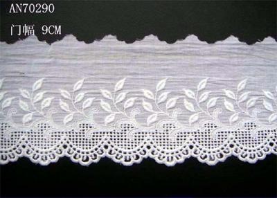 China Tela del cordón de la ropa interior del algodón/tela del cordón del bordado para la ropa en venta
