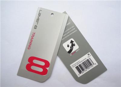 China O costume imprimiu etiquetas pretas do balanço do cartão das etiquetas do cair para a roupa à venda