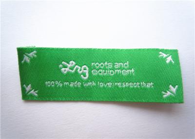 China custom apparel accessories Clothing Label Tags garment clothing pink woven lables for sale