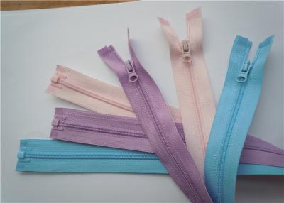 China Eco Friendly Replacement Jacket Zippers Open End Plastic With Nylon for sale