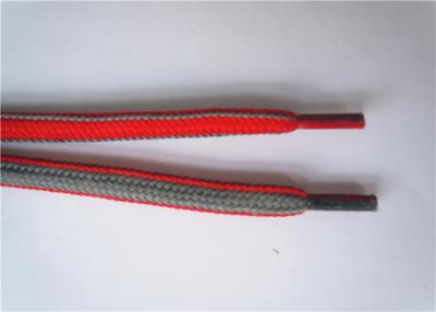 China Lightweight Flat Shoe Laces No Slip , Red Shoe Laces For Boots for sale