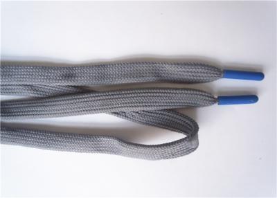 China Apparel Cotton Flat Shoe Laces Environmental Wax OEM Service for sale