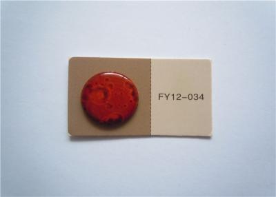 China Forme os botões vermelhos do vestuário do metal impermeáveis para botões instantâneos para o vestuário à venda