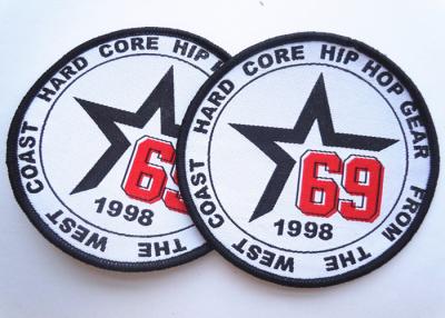 China Rubber 3D Custom Clothing Patches Embosssed With Backing for sale
