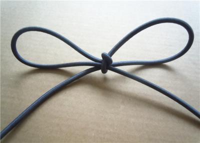 Chine Le bleu 3Mm a ciré les cordes de coton/polyester élastique de corde de cordon à vendre