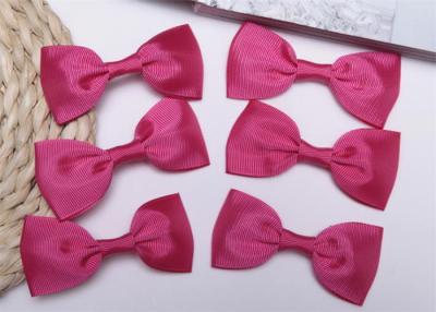 China Pink Tie Christmas Ribbon Bow Tie , Satin Ribbon Bows Eco Friendly for sale