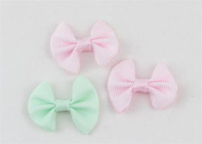 China White Ribbon Bowknot Hair Clips Thick Ribbon Bow Garment Accessory for sale