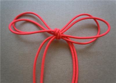 China Nylon Orange Waxed Cotton Cord 2 mm Width With High Tensile for sale