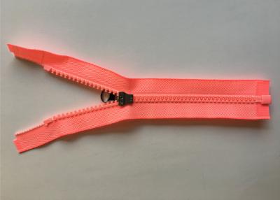 China Colored 	Sewing Notions Zippers 7# nylon zipper close end with auto - lock slider painted for sale