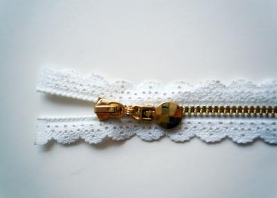 China El nilón hermoso del cordón Zippers la cremallera invisible para el mercado al por mayor de la ropa confeccionada en venta