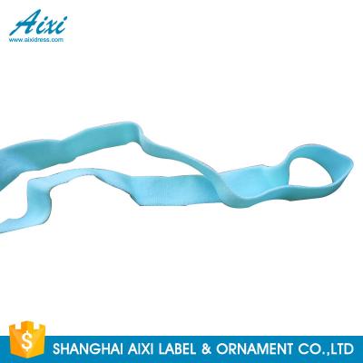 China Decorativos coloreados pliegan la cinta elástico del atascamiento de las correas elásticos de las correas en venta