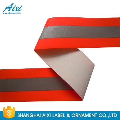 China TID T / C Silver Orange Washable High Visibility Reflective Tape For Uniform for sale
