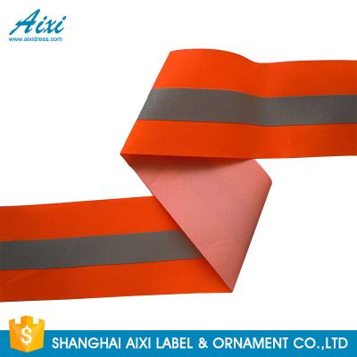 China Orange Warnkleidungs-Band-Glanzpunkt3m-Kleiderzusatz-reflektierendes Band zu verkaufen