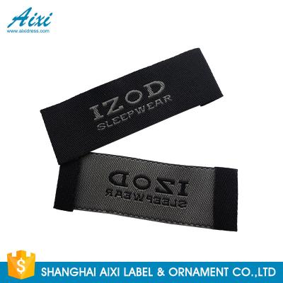 China Satin Silk Printing Garment Clothing Label Tags Woven Customize Design for sale