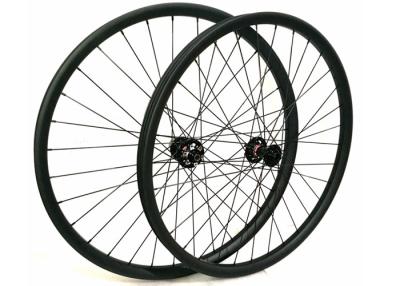 China Light Weight Mountain Bike Wheels With Anti Pull Carbon Fiber , Lightest Mtb Wheelset  for sale