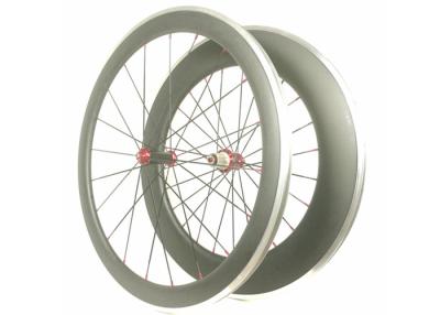 China Front 50MM Lightweight Alloy Road Bike Wheels V Shape With Toray 700 High Stiff for sale