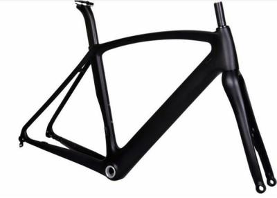 China Aero 12MM Thru Axel Carbon Road Bike Frame T700 700C With UD / 3K Weave for sale