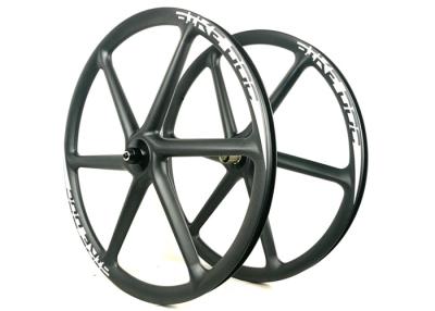 China BIKEDOC 26ER Carbon MTB Wheelset Novatec Hub 30MM *30MM 6 Spoke Wheel for sale