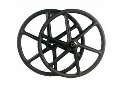 China ruedas del rayo del zurdo 1,0 MTB 6 del frente de Wheelset de la bicicleta del remachador 27,5 de las ruedas de la bici de la fibra de carbono del eje MTB del zurdo 650B en venta