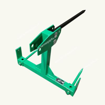 China 3 point bale spear farms tractor, hay spear spike, bale spear tine; tractor attachment for sale