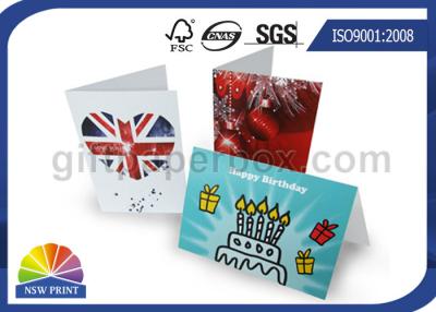 中国 印刷サービスのアート ペーパーが付いているバースデー・カードのための注文の挨拶状 販売のため