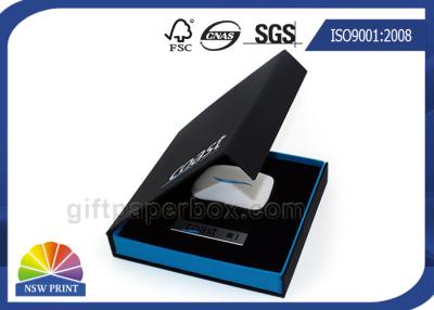 China Cigar Style Paper Hinged Lid Gift Box For Retail Packaging Electronic Product for sale