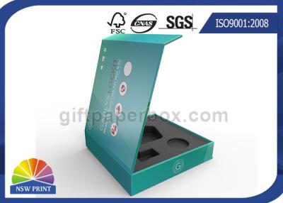 China Matte Lamination Magnet Closure Rigid Gift Box with EVA Foam for sale
