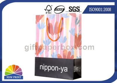 China CMYK Full Color Printed Paper Bags Custom For Clothing Garment for sale