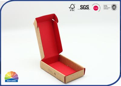 China Reusable Thick E Flute Corrugated Mailer Box Matt Varnishing Kraft Paper Boxes for sale