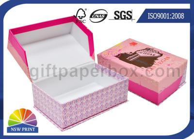 中国 注文のクラムシェルのボール紙によって蝶番を付けられるふたのギフト用の箱印刷された堅い包装箱 販売のため