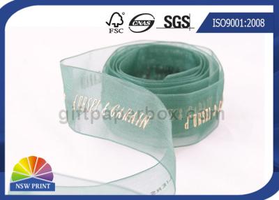 China Sheer Packaging Gift Wrap Organza Ribbon For Wedding Florist Corporate for sale